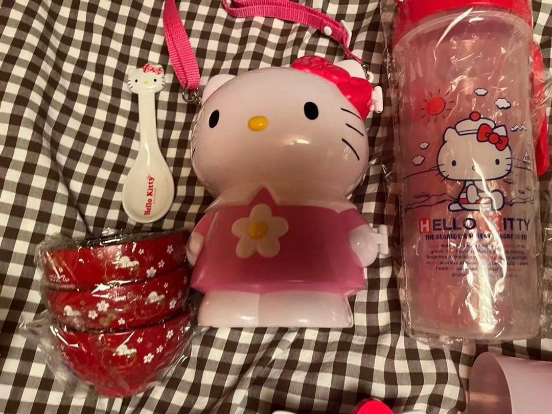 キティ　レア　レトロ　カオハナ　平成　小物入れ　磁石　歯ブラシ　まな板　スタンド