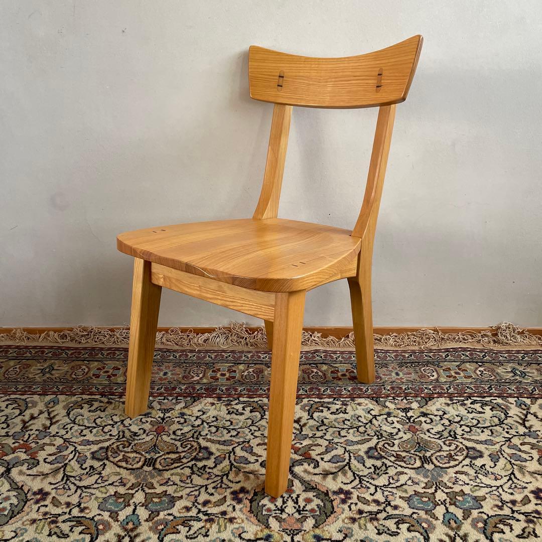 【美品】酒井製作所　ダイニングチェア　天然木　①