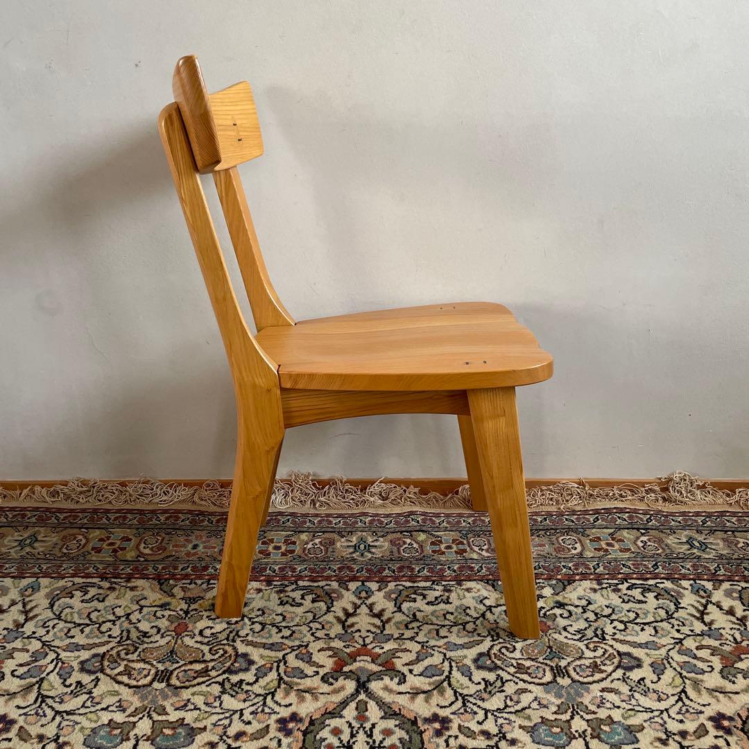 【美品】酒井製作所　ダイニングチェア　天然木　①