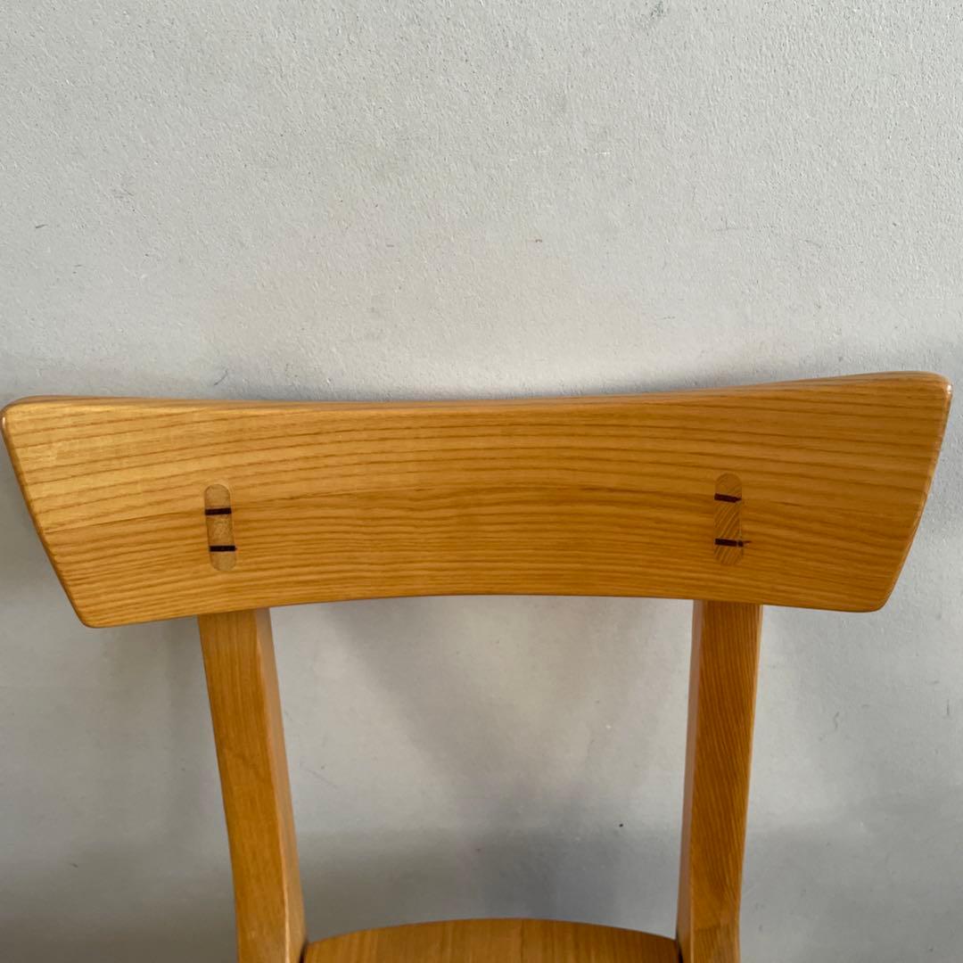 【美品】酒井製作所　ダイニングチェア　天然木　①