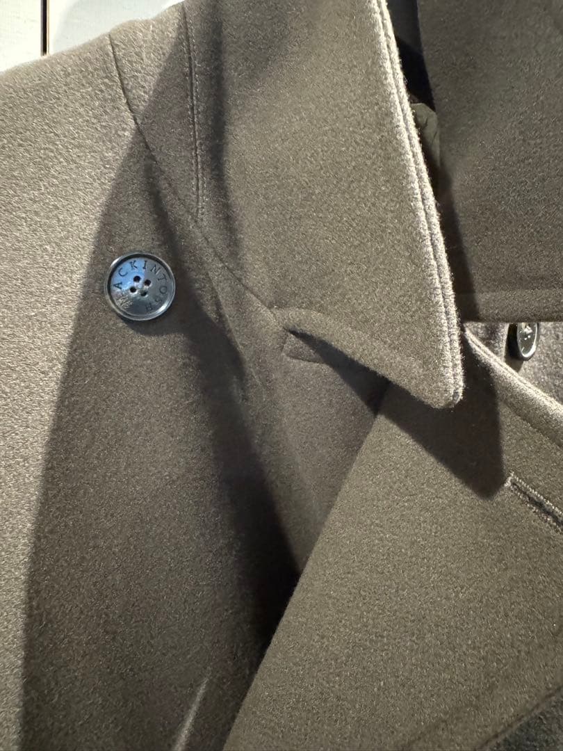 ビームスf別注　mackintosh コート　36 オリーブ　グリーン