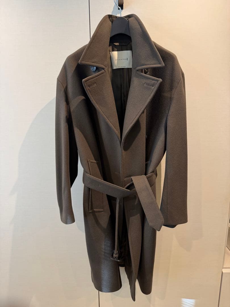 ビームスf別注　mackintosh コート　36 オリーブ　グリーン