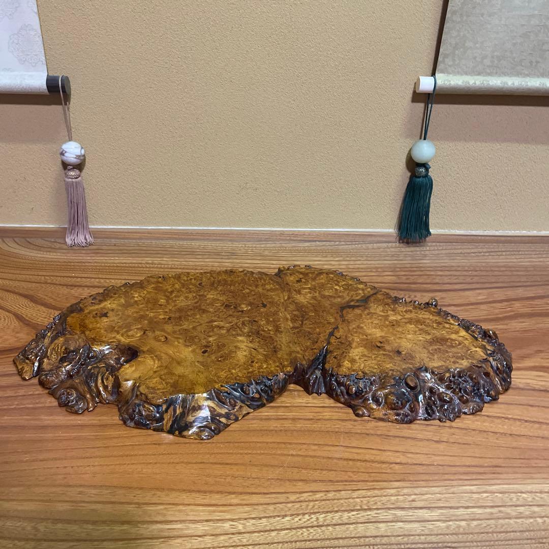 花梨玉杢 葡萄杢 天然木花台 飾り台 盆栽台 時代古木 花梨 玉杢瘤