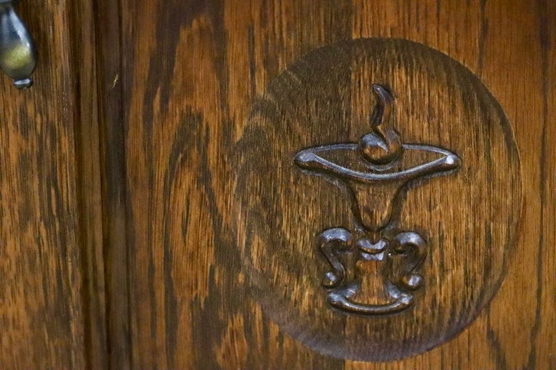 GMGS281○蝦夷民芸家具 / EZO えぞ民藝 ライティングビューロー デス