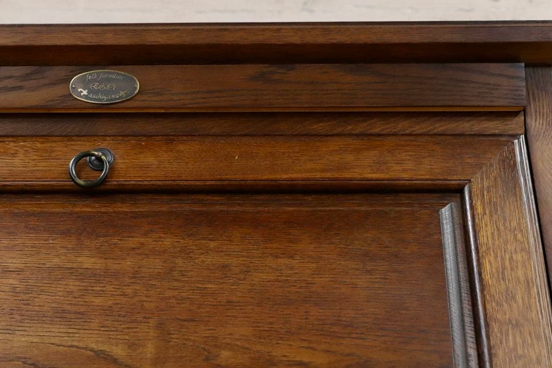 GMGS281○蝦夷民芸家具 / EZO えぞ民藝 ライティングビューロー デス