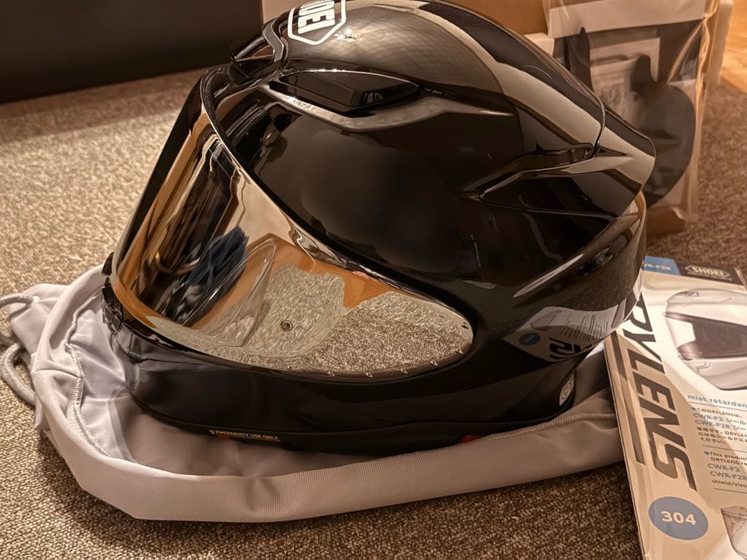 SHOEI Z8 フルフェイス ヘルメット ブラック ミラーシールド Sサイズ