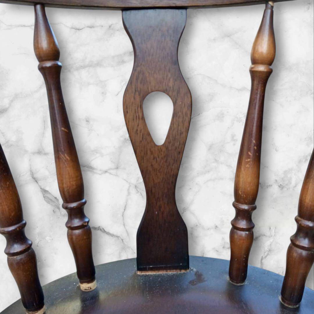 ③キツツキマーク 飛騨産業 木製チェア