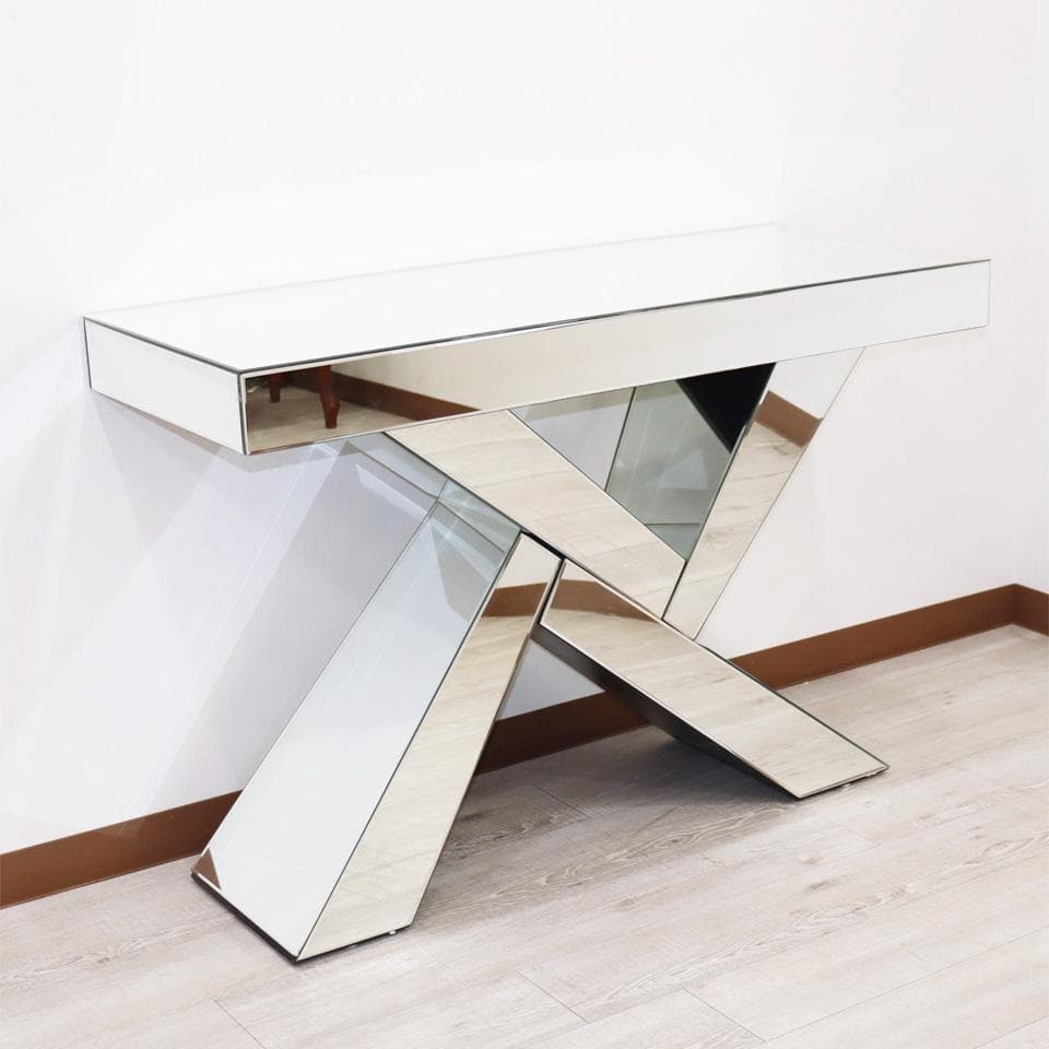 コンソール ミラー家具 ディスプレイスタンド デスク X-type