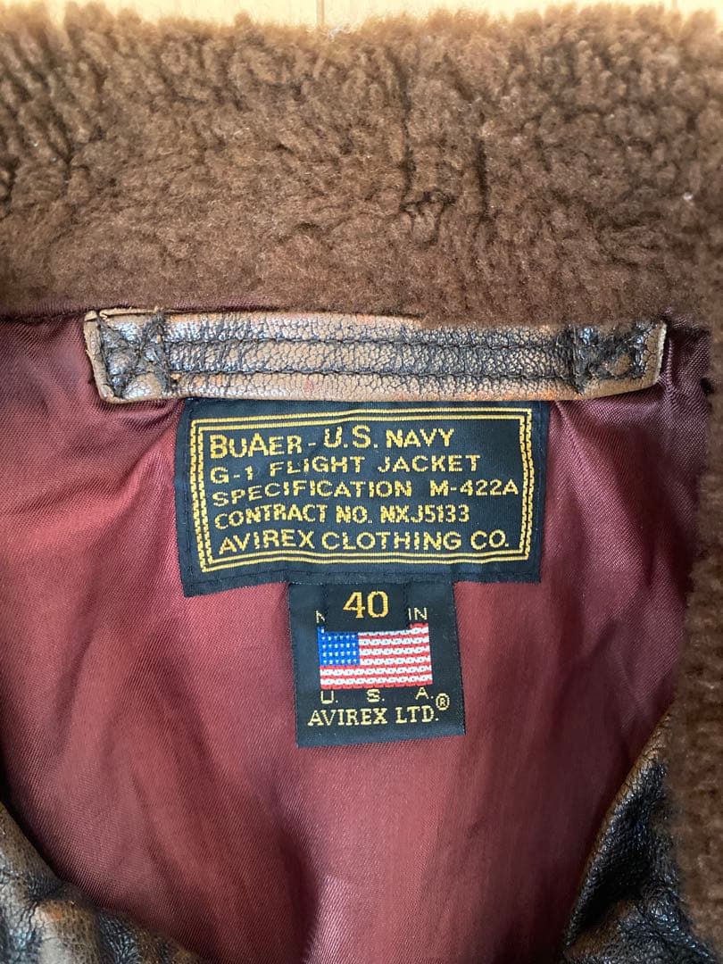 【復刻限定版】　AVIREX G-1 フライトジャケット