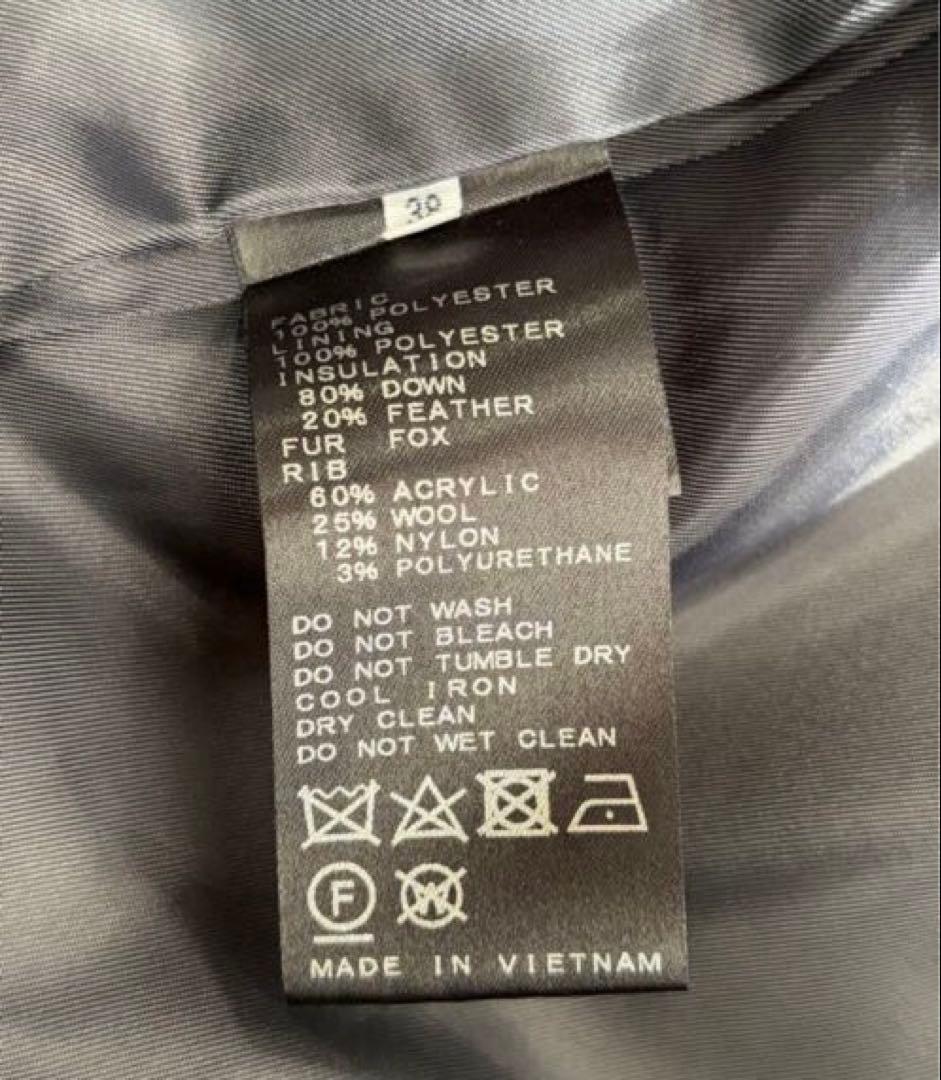 未使用級⭐︎IÉNA ファー付きダウンジャケット 38