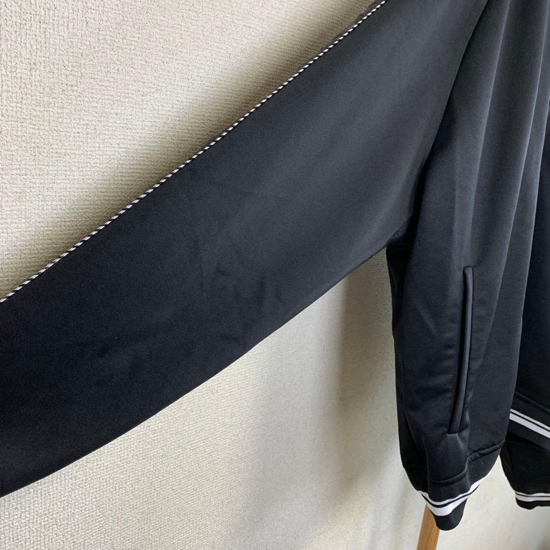 オニツカタイガー トラックジャケット 虎刺繍ロゴ ブラック XL 即完品