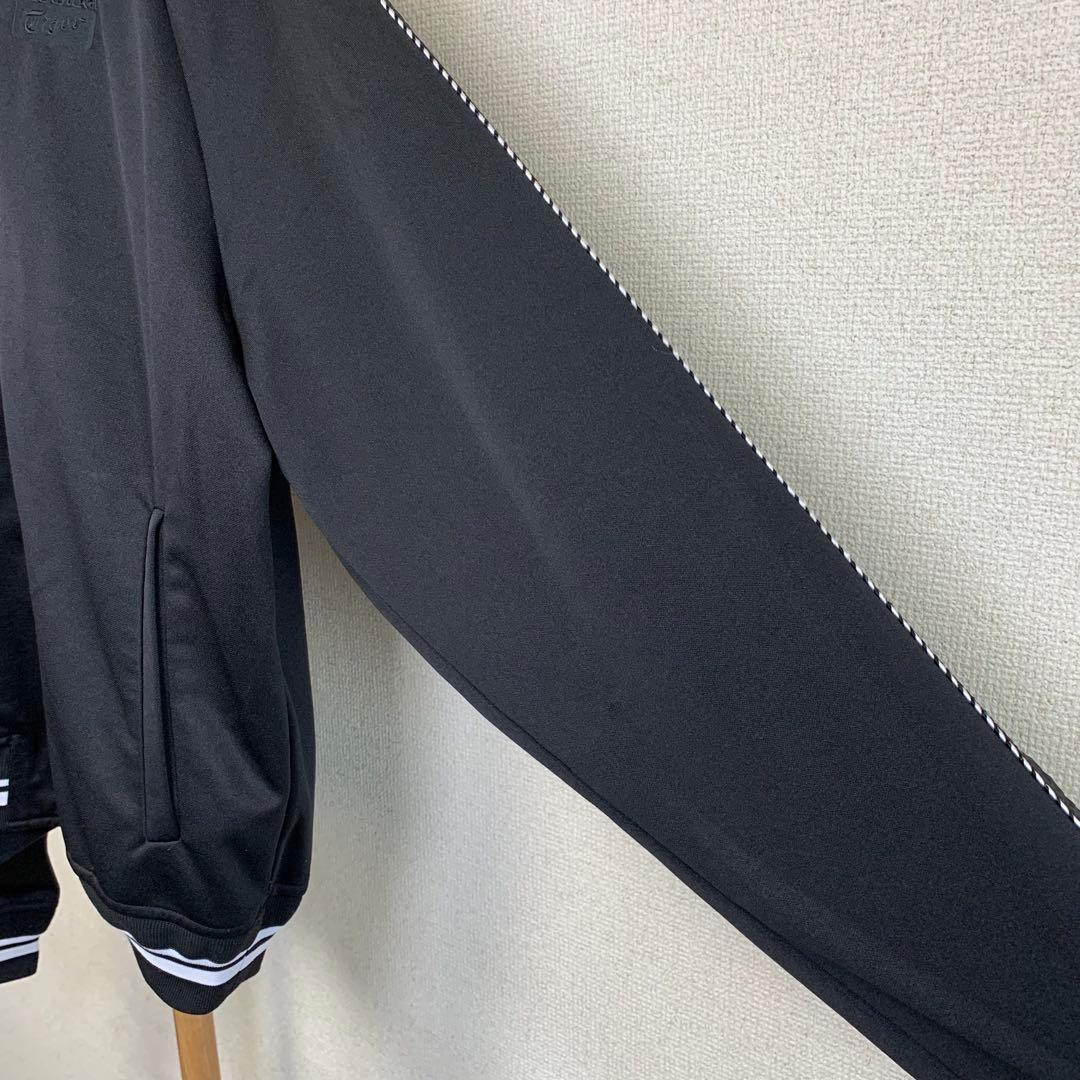 オニツカタイガー トラックジャケット 虎刺繍ロゴ ブラック XL 即完品