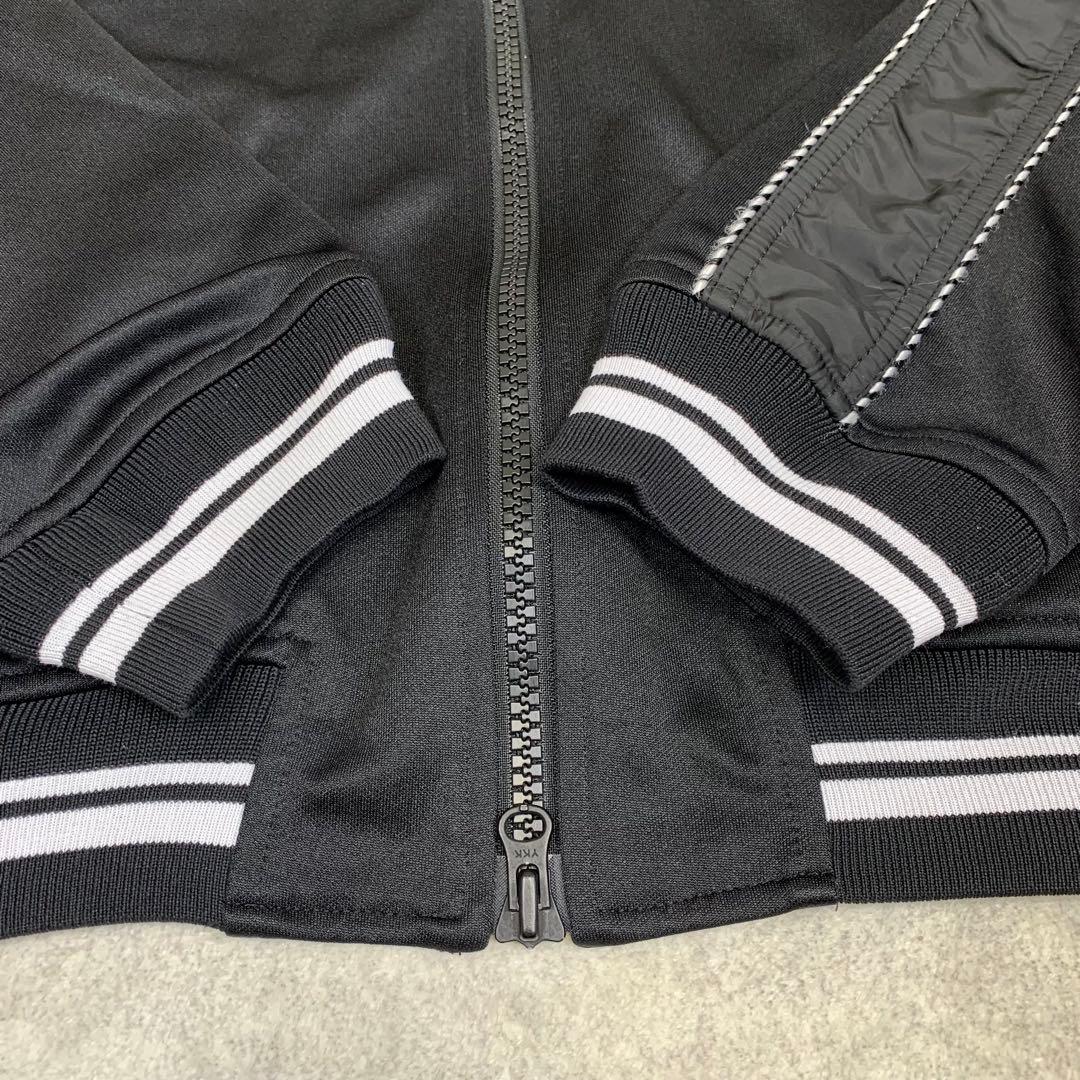 オニツカタイガー トラックジャケット 虎刺繍ロゴ ブラック XL 即完品