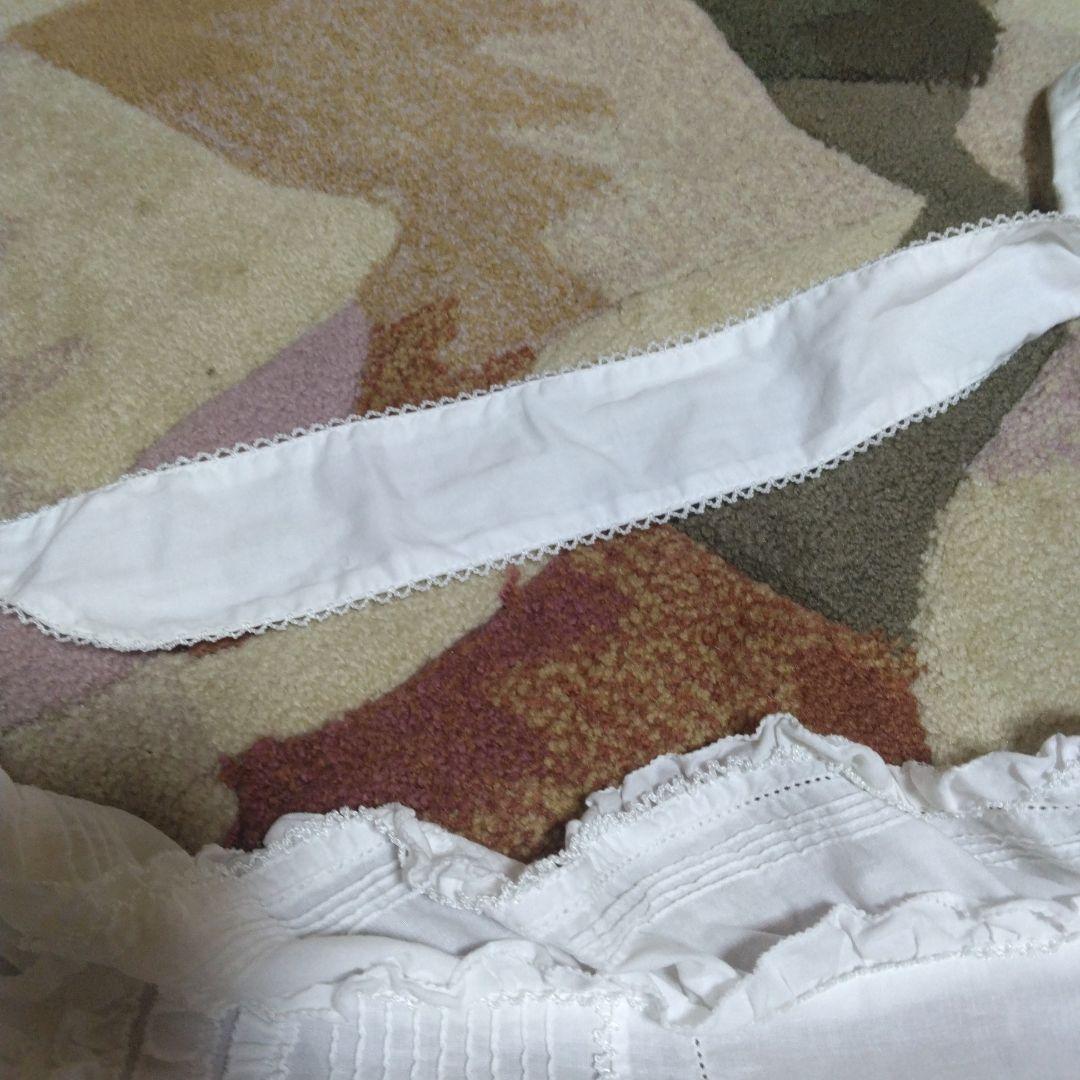 夏セール　ピンクハウス　希少　激かわエプロン型ダブリエホワイト