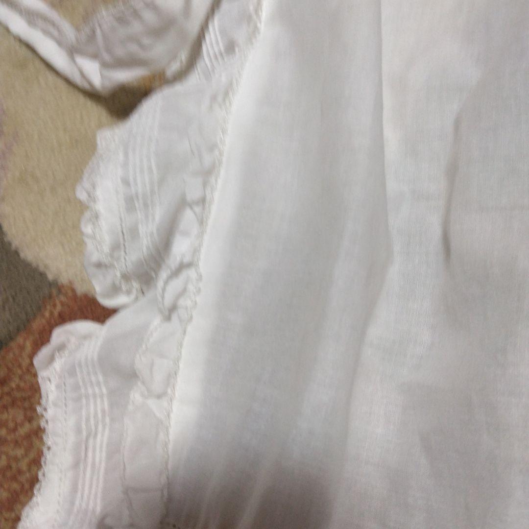 夏セール　ピンクハウス　希少　激かわエプロン型ダブリエホワイト