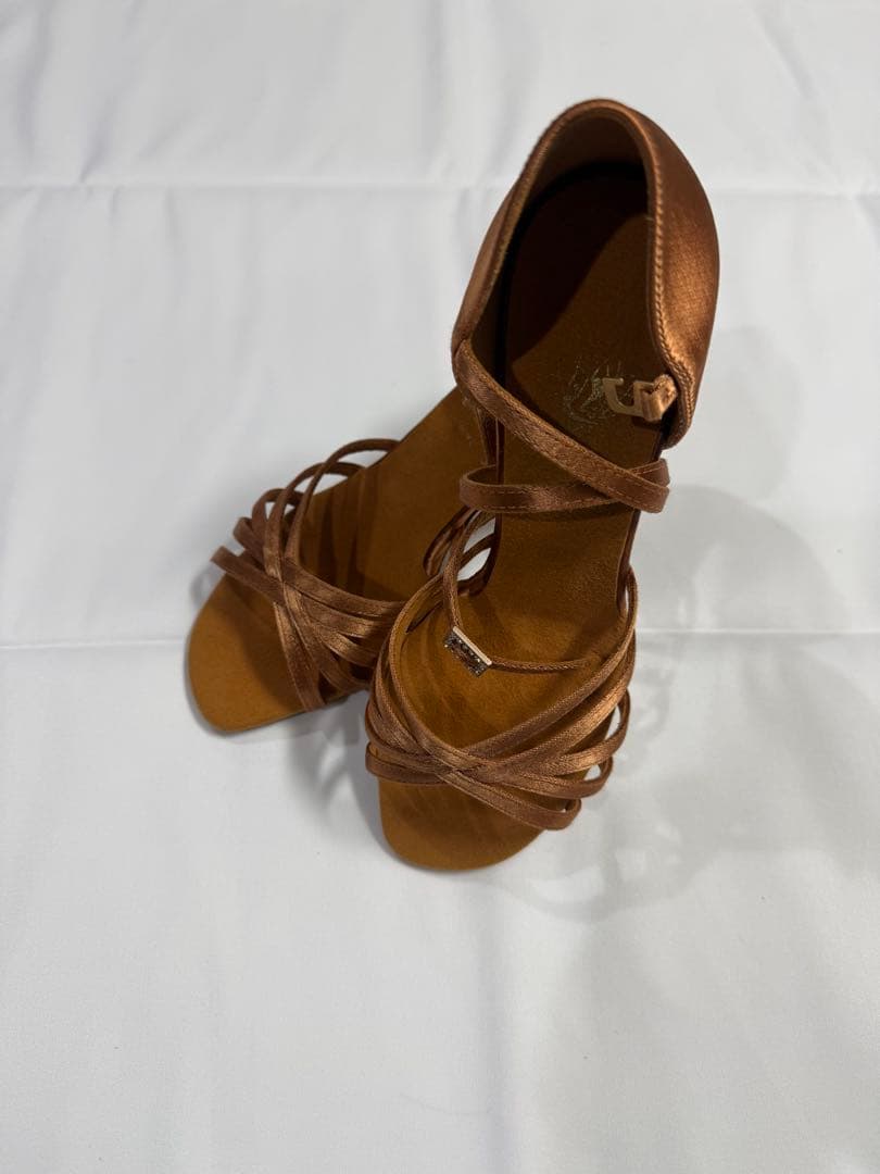 スーパダンスシューズ 1403 ダークタンサテン