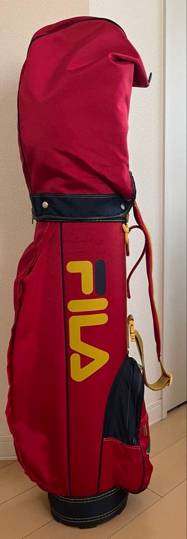 FILA キャディバッグ & クラブ12本セット　レッド