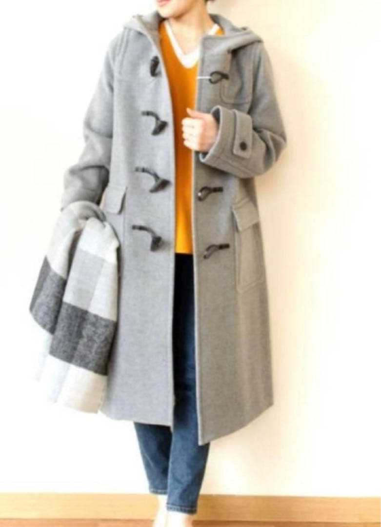 ★未使用　トゥモローランド　マカフィー　❤︎メルトンダッフルコート　牛革　S M