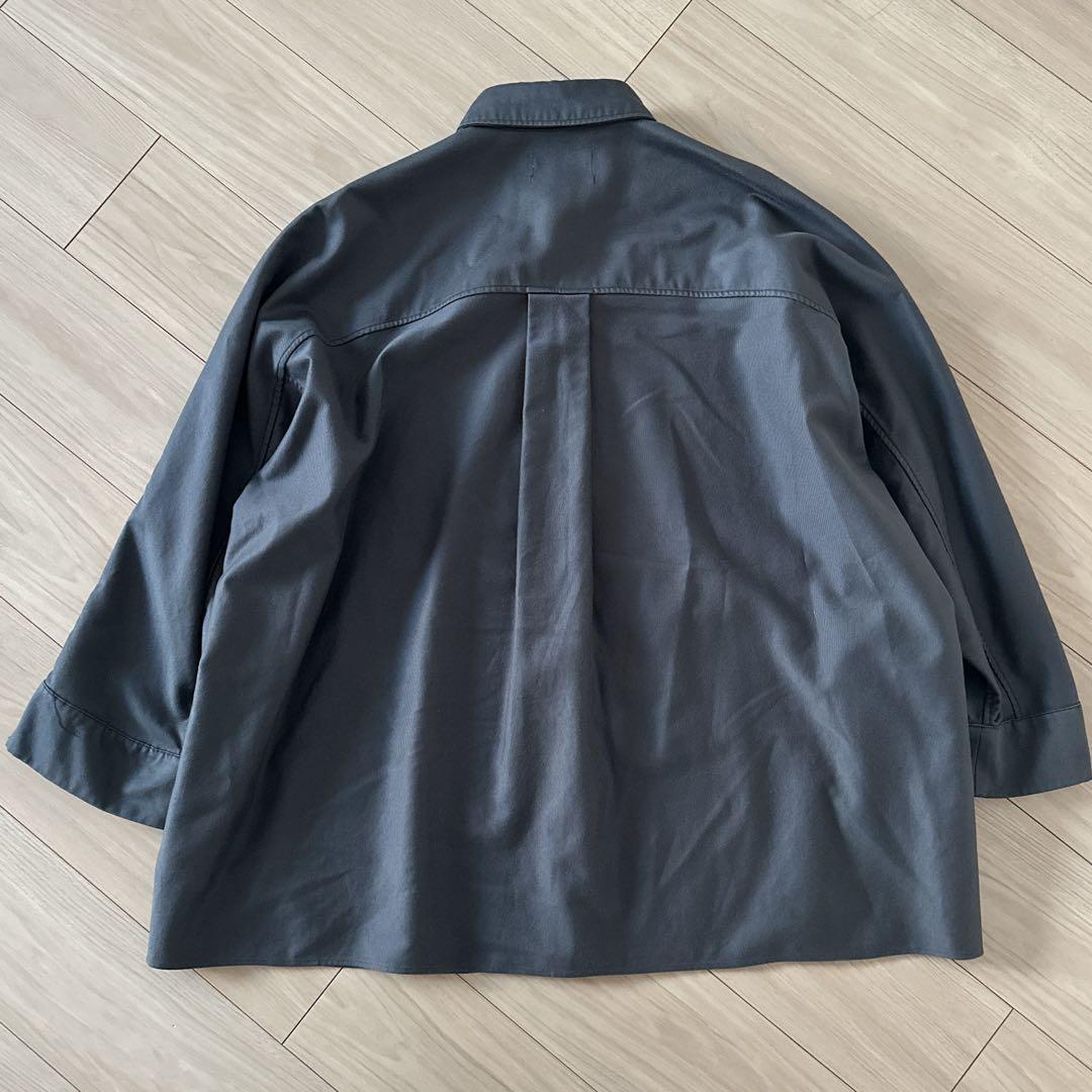 Graphpaper 21AW モールスキンシャツ F チャコールグレー