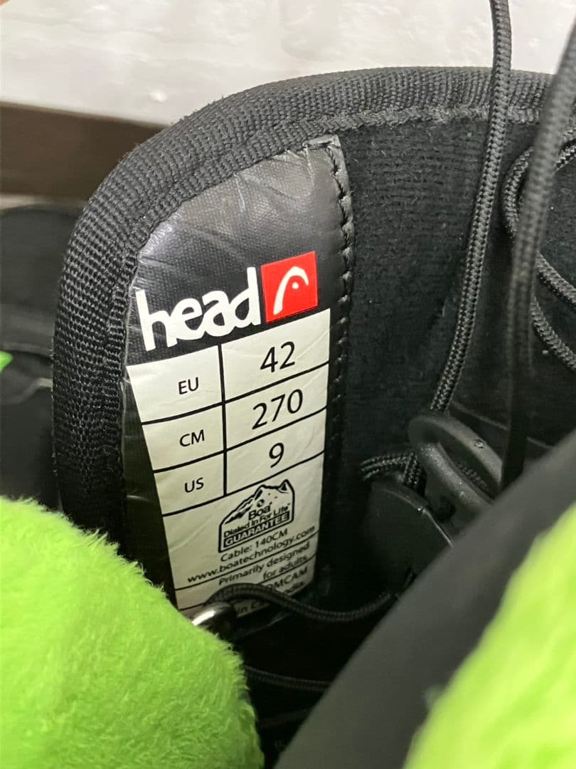 【スノーボードブーツ】head　BOA　27cm　A2