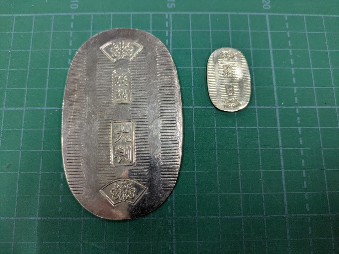 【徳力】銀の大判小判ザックザク（財布のお守り用）