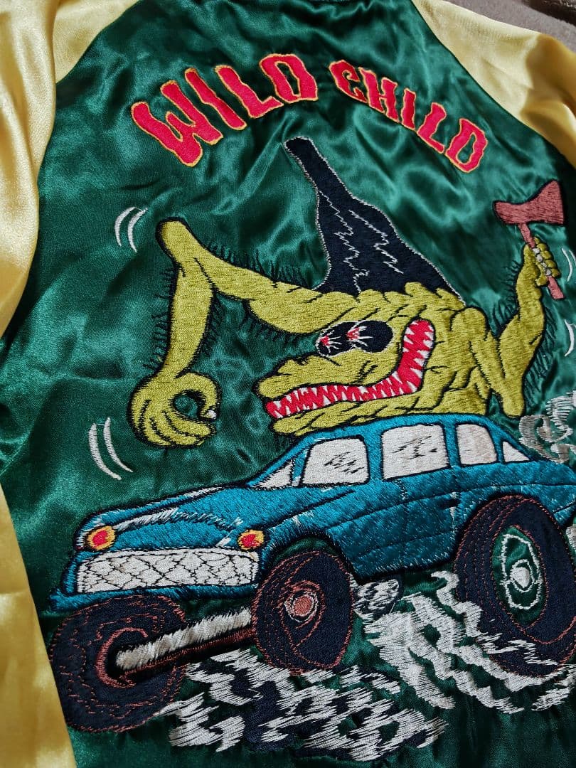 テーラー東洋 ２面用　龍ワシ スカル 日本限定 スカジャン vintage