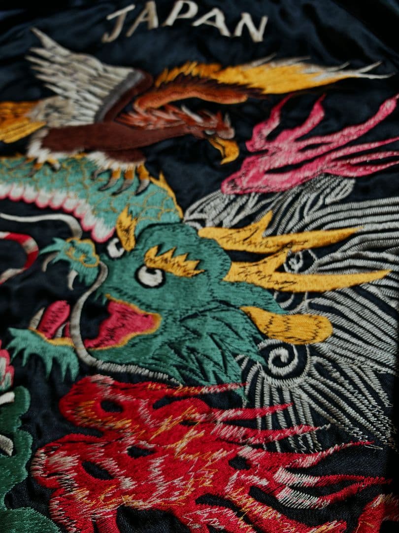 テーラー東洋 ２面用　龍ワシ スカル 日本限定 スカジャン vintage