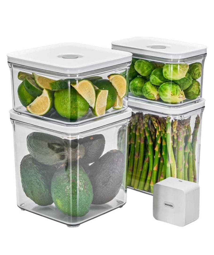 VAKUEN プレミアム　真空保存容器　全自動食品シーラー機 5個セットバクエン