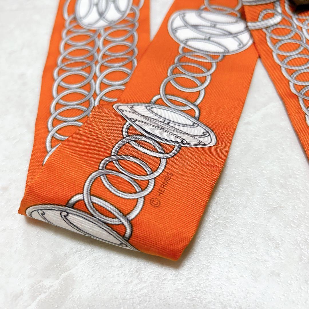 【美品】HERMES エルメス ツイリー リフトプロフィール 箱タグあり