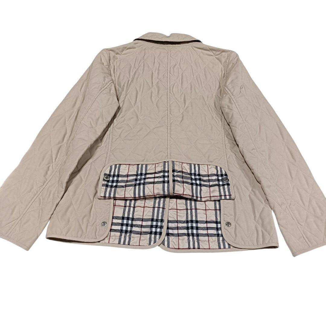 極美品♪バーバリーロンドン キルティングジャケット ノバチェック ベージュ 40
