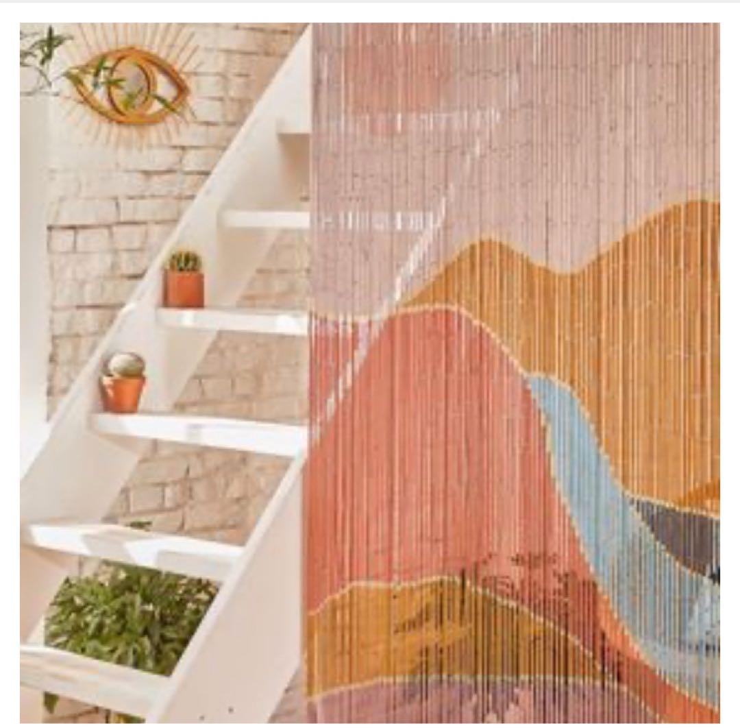 新品　アーバンアウトフィッターズ　バンブーカーテン