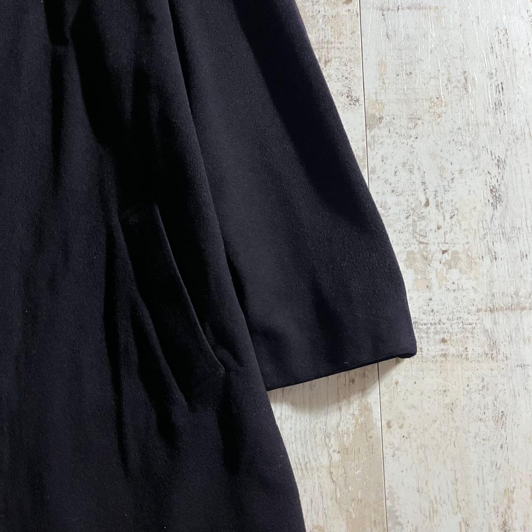 Aquascutum アクアスキュータム 英国製 カシミヤ ステンカラーコート