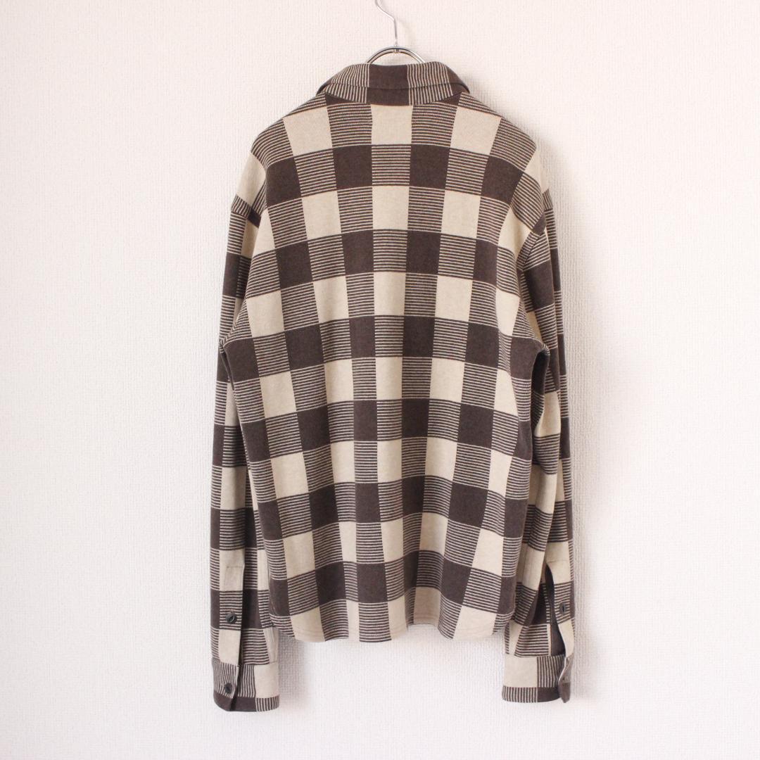 RRL チェック柄ネルシャツ プルオーバー Sサイズ ベージュ ブラウン