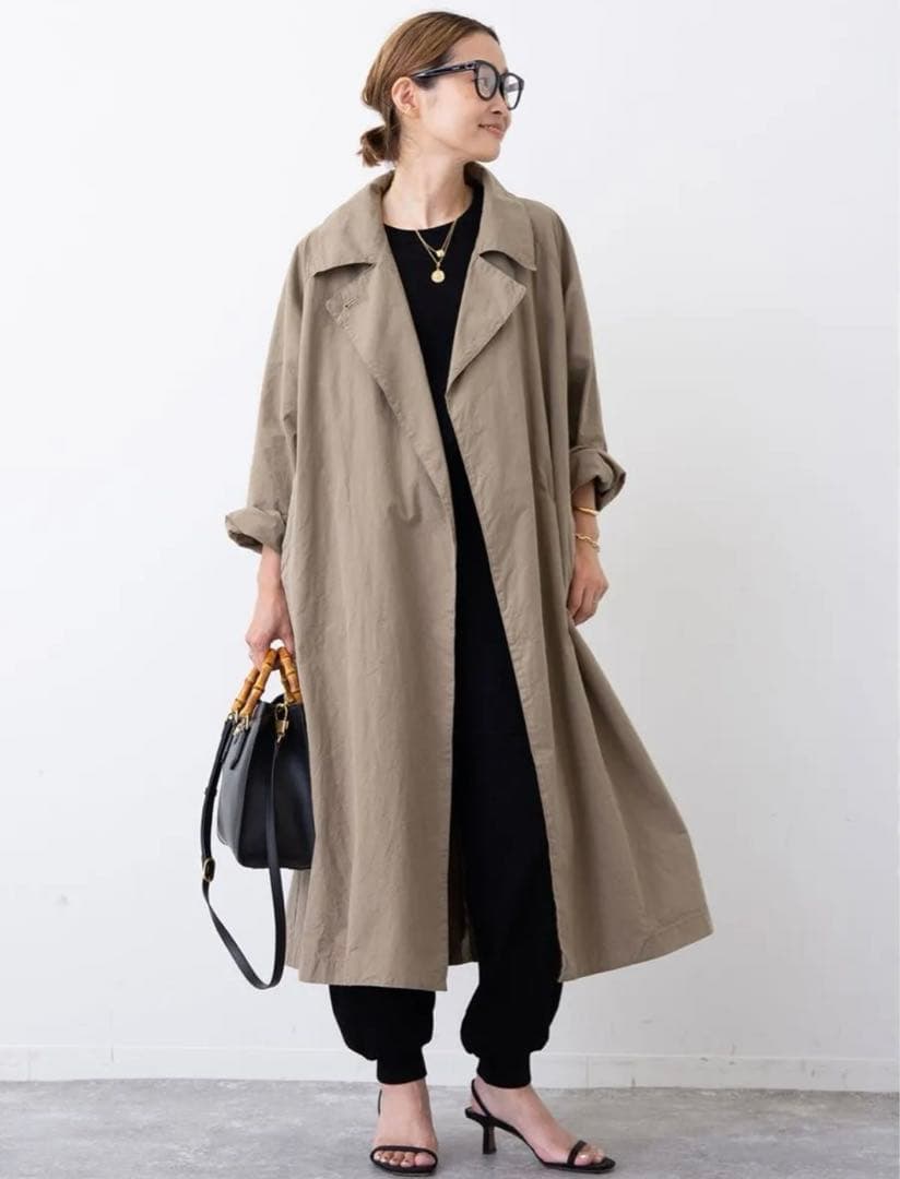 美品 Deuxieme Classe 2023 HIGHPOP トレンチコート