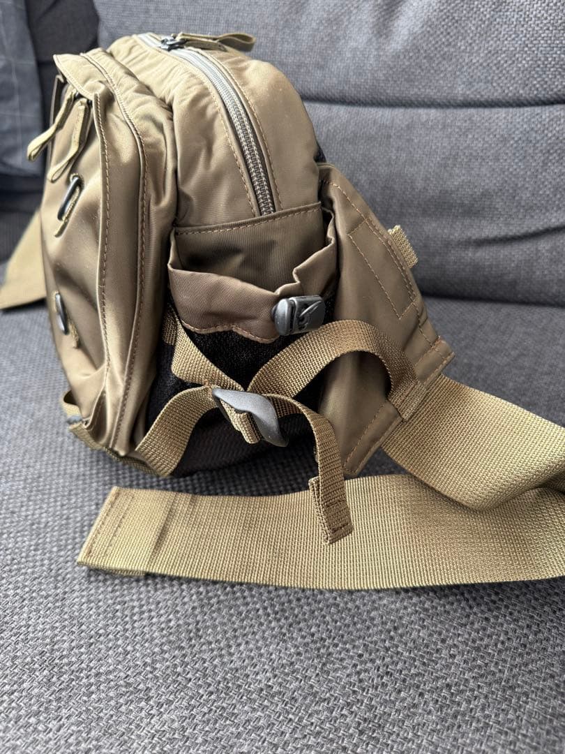 【希少】PORTER RIDE WAIST BAG カーキ