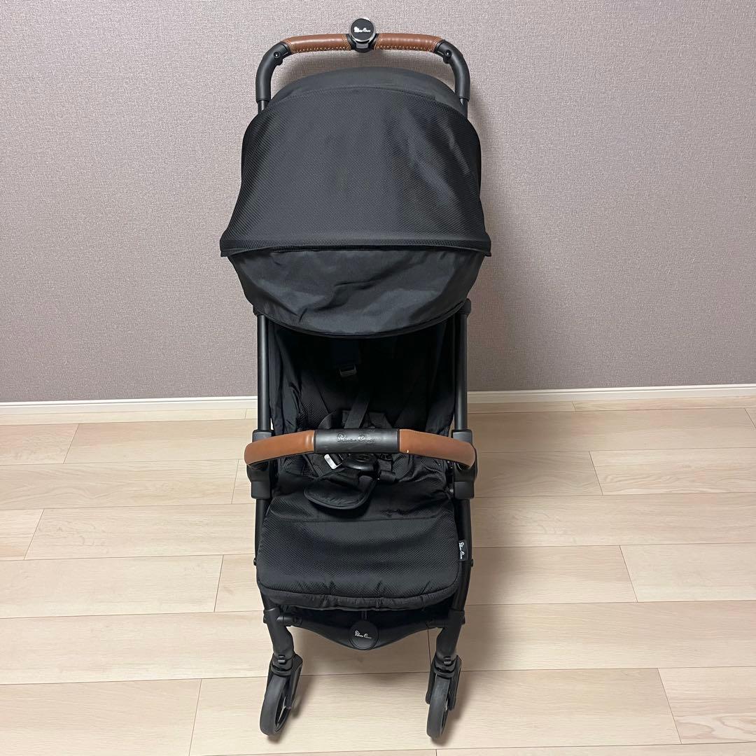 シルバークロス Jet ベビーカー 高級品 英国王国御用達　ブラック