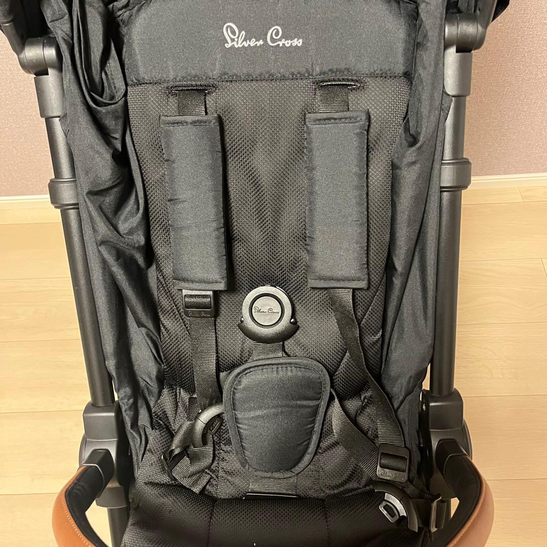 シルバークロス Jet ベビーカー 高級品 英国王国御用達　ブラック