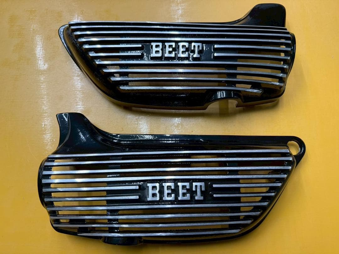 Z1 Z2アルフィン サイドカバー 黒 横ロゴ/Z750RS Z900 BEET