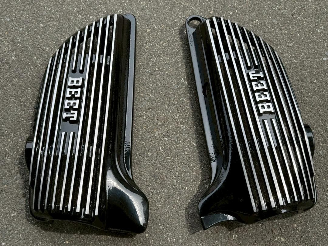 Z1 Z2アルフィン サイドカバー 黒 横ロゴ/Z750RS Z900 BEET