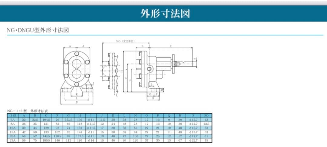 未使用品　ギヤーエス工業 ステンレス製ギヤーポンプ DNGU-2型　15A