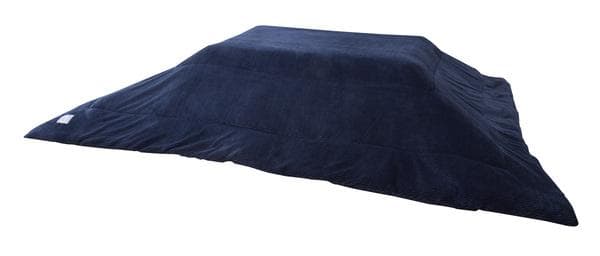 おしゃれ ふかふか かわいい 暖かい フリース 長方形 こたつ布団 ネイビー