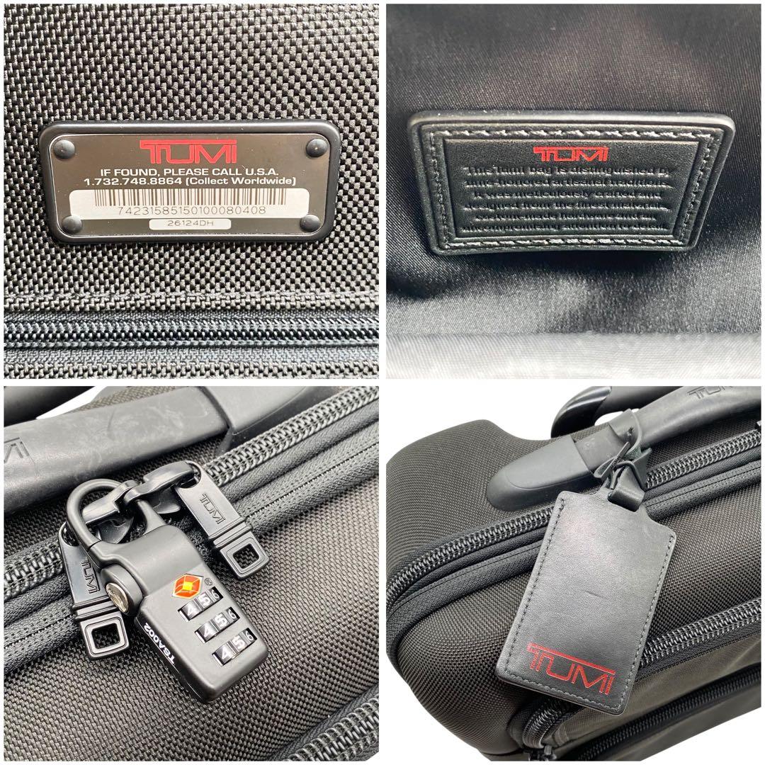 【美品】トゥミ キャリーケース ビジネスバッグ 2輪 機内持ち込み ブラック