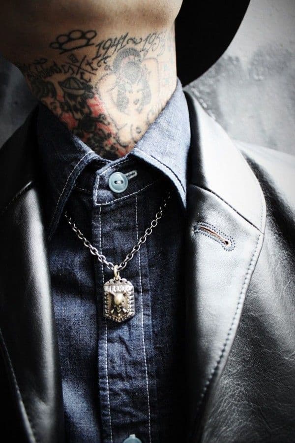 delinquentbrosメキシカンスカルネックレス