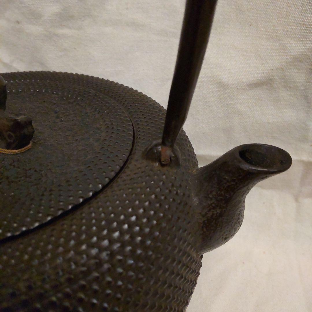 【未使用】 岩鋳　南部鉄器　鉄瓶　打ち出の小槌の蓋