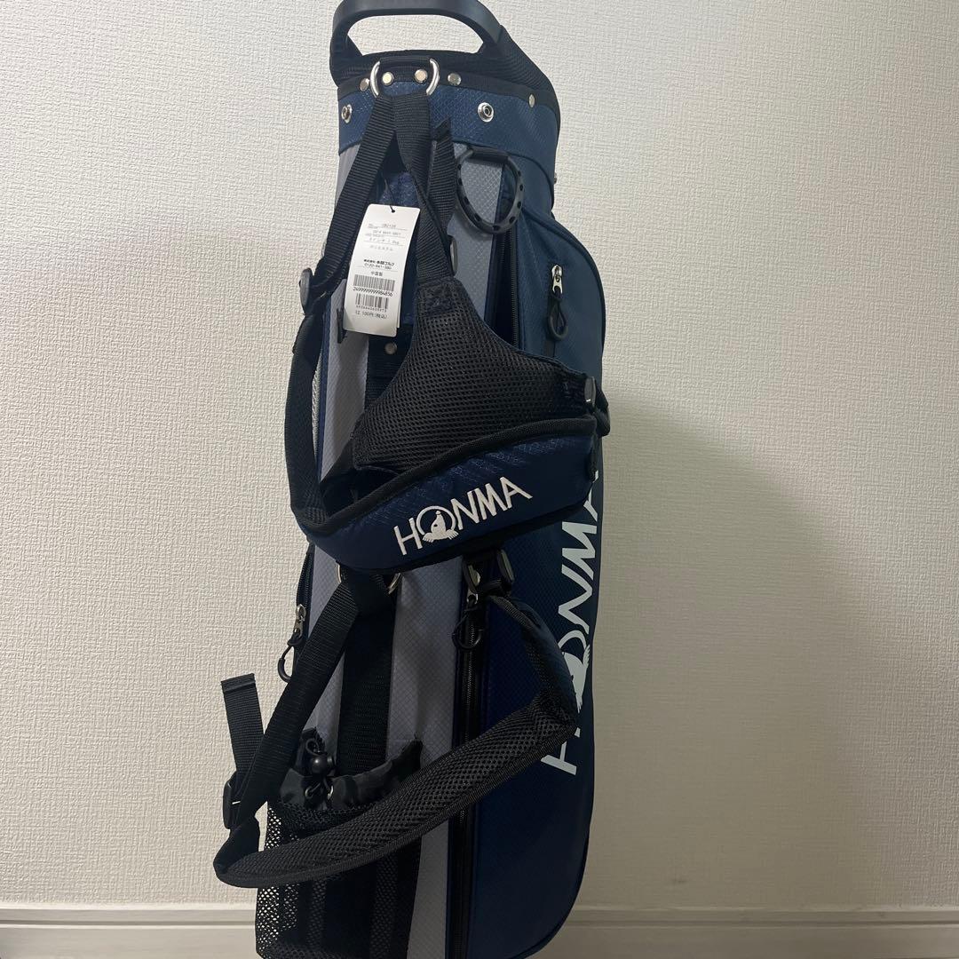 HONMA スタンドゴルフバッグ ネイビー軽量タイプ