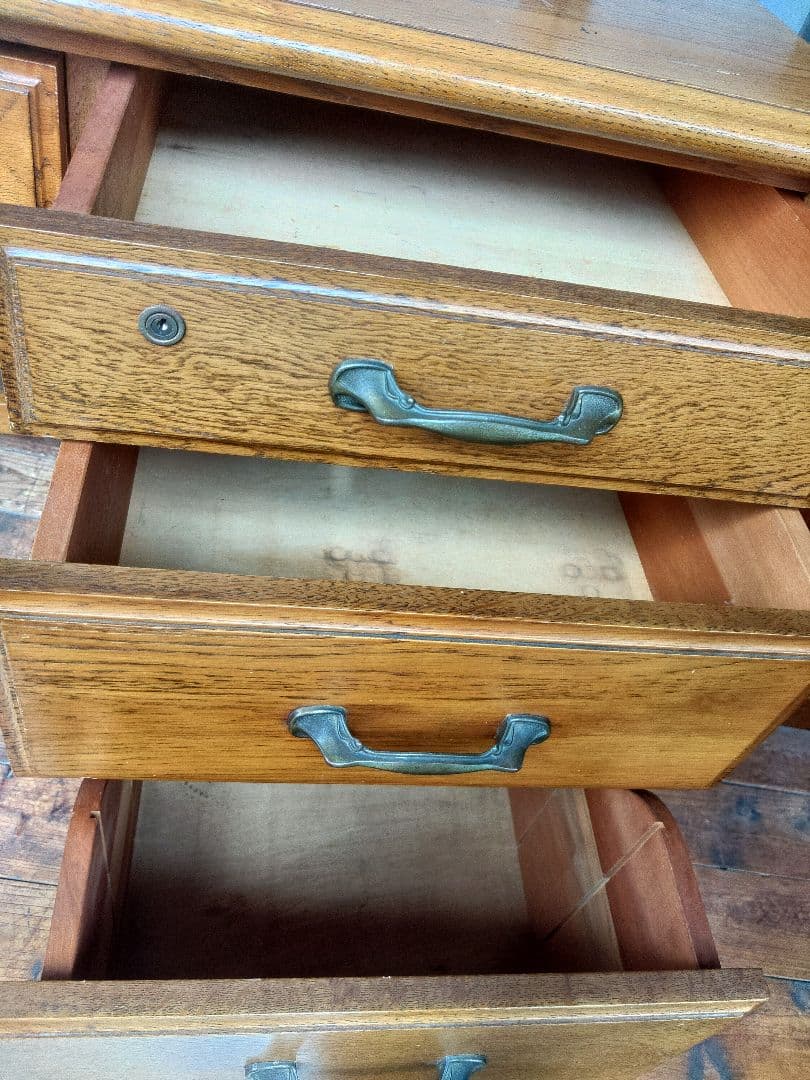 希少　浜本工芸　文机　デスク　テーブル　学習机　アンティーク