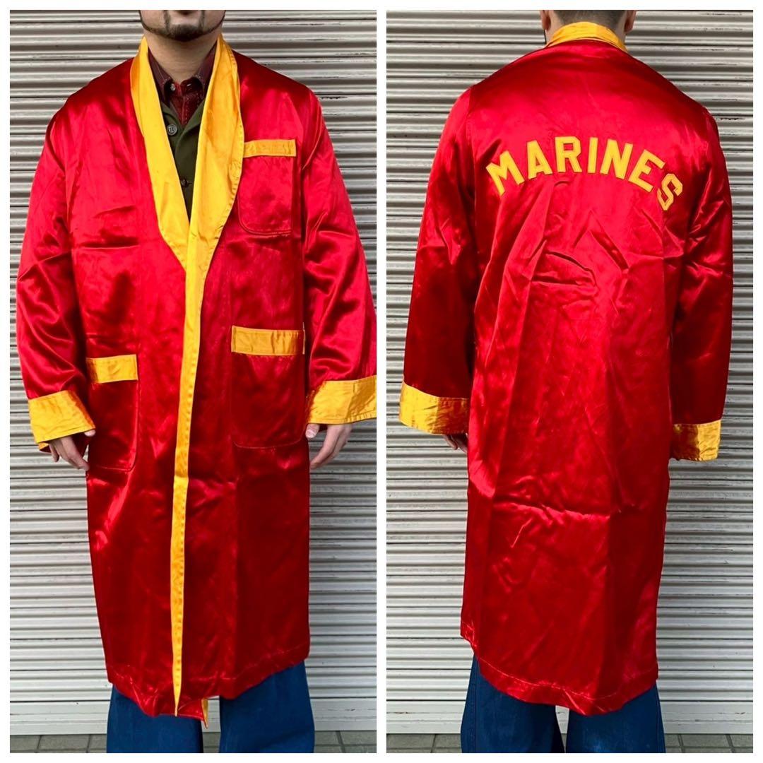 貴重 60s 米軍実物 USMARINES USMC 海兵隊 ボクシング ガウン