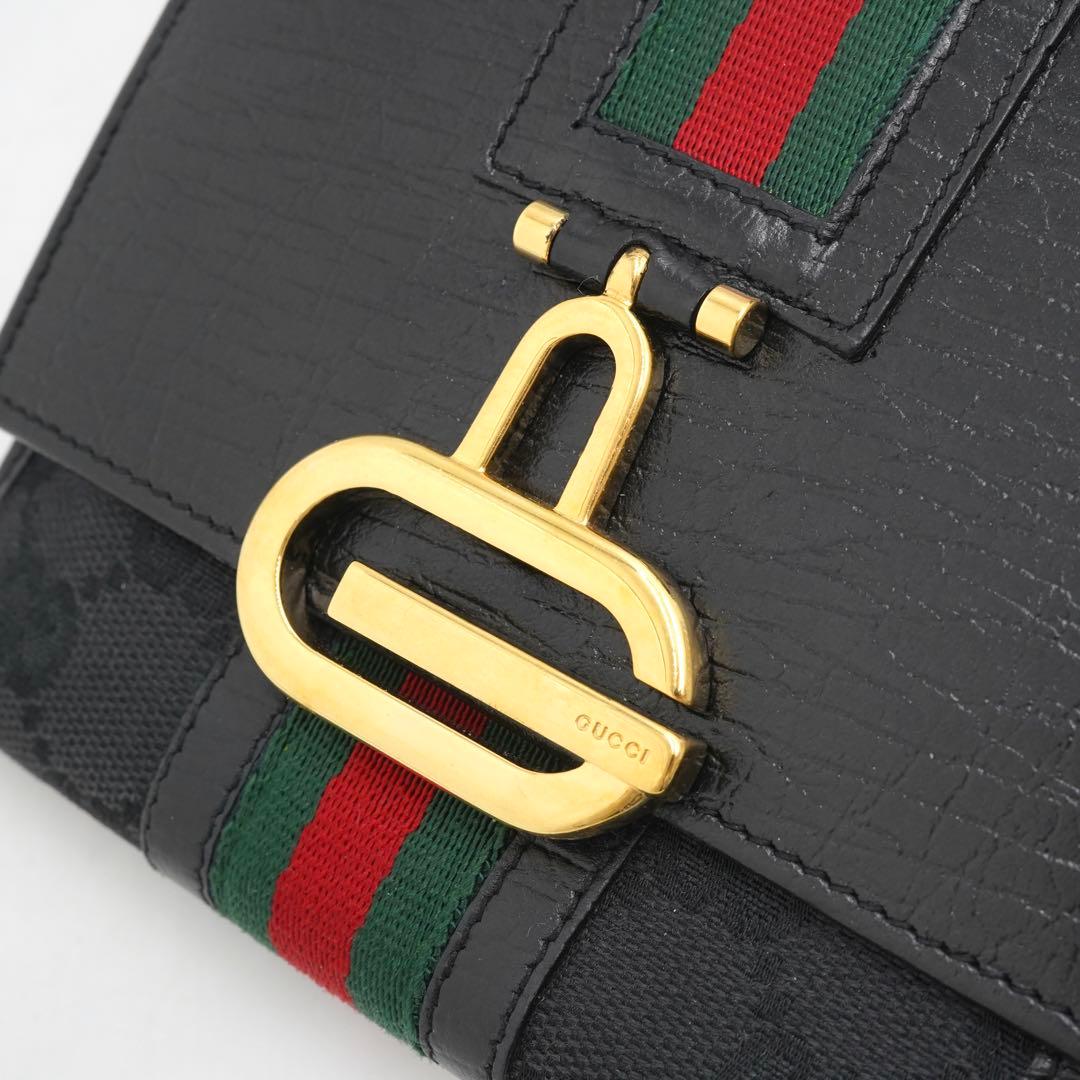 ✨新品未使用✨ GUCCI ミニ財布　シェリーライン　インターロッキング　GG