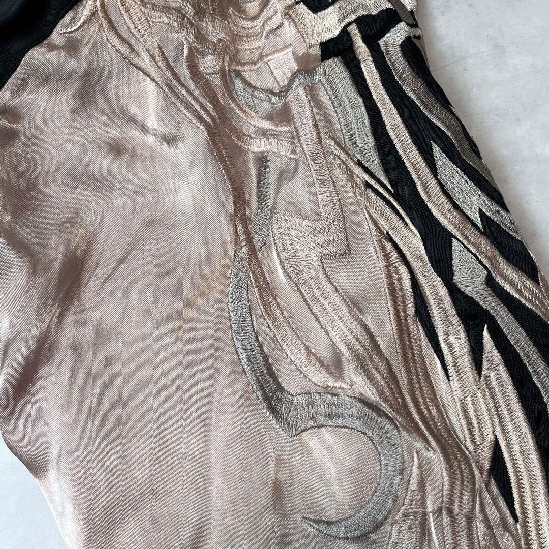 Yasuyuki Ishii スカジャン 龍 鷹 桜 リバーシブル ブラック L