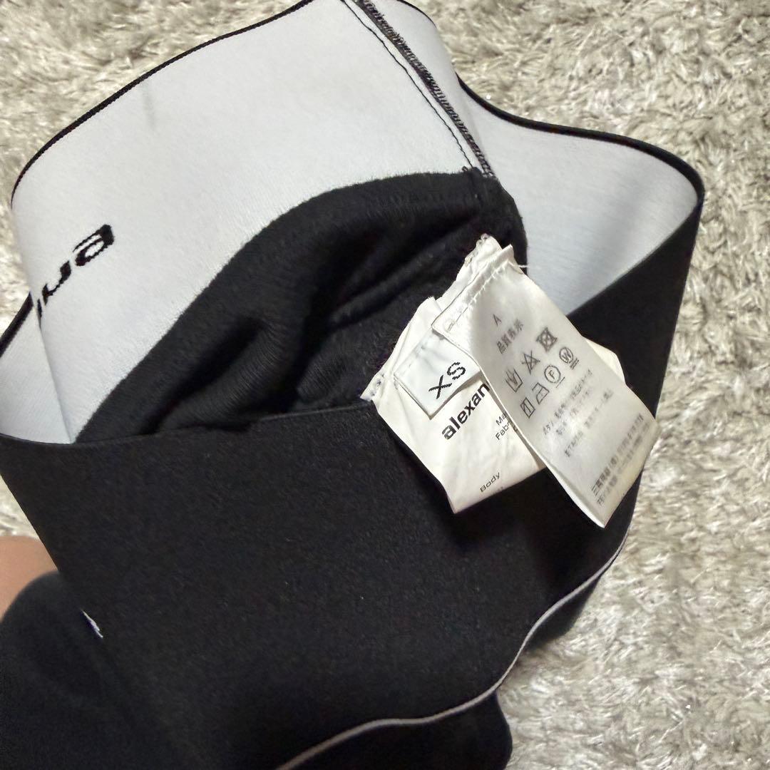 alexanderwang ブラック クロップドブラトップ